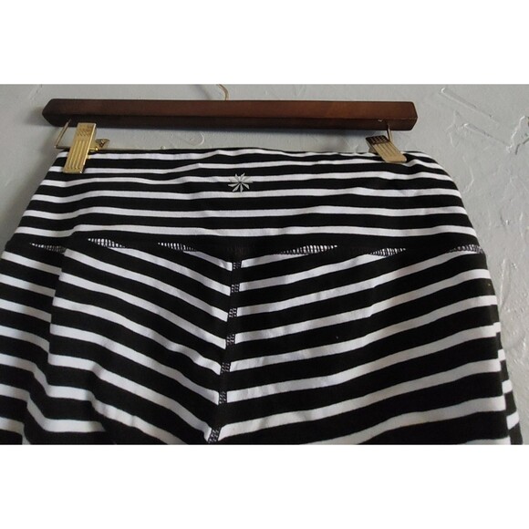 athleta crop pants Women's S,striped, Nylon, Licra, 26 Inch Waist Pretty - Picture 10 of 11